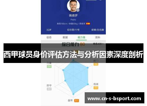西甲球员身价评估方法与分析因素深度剖析